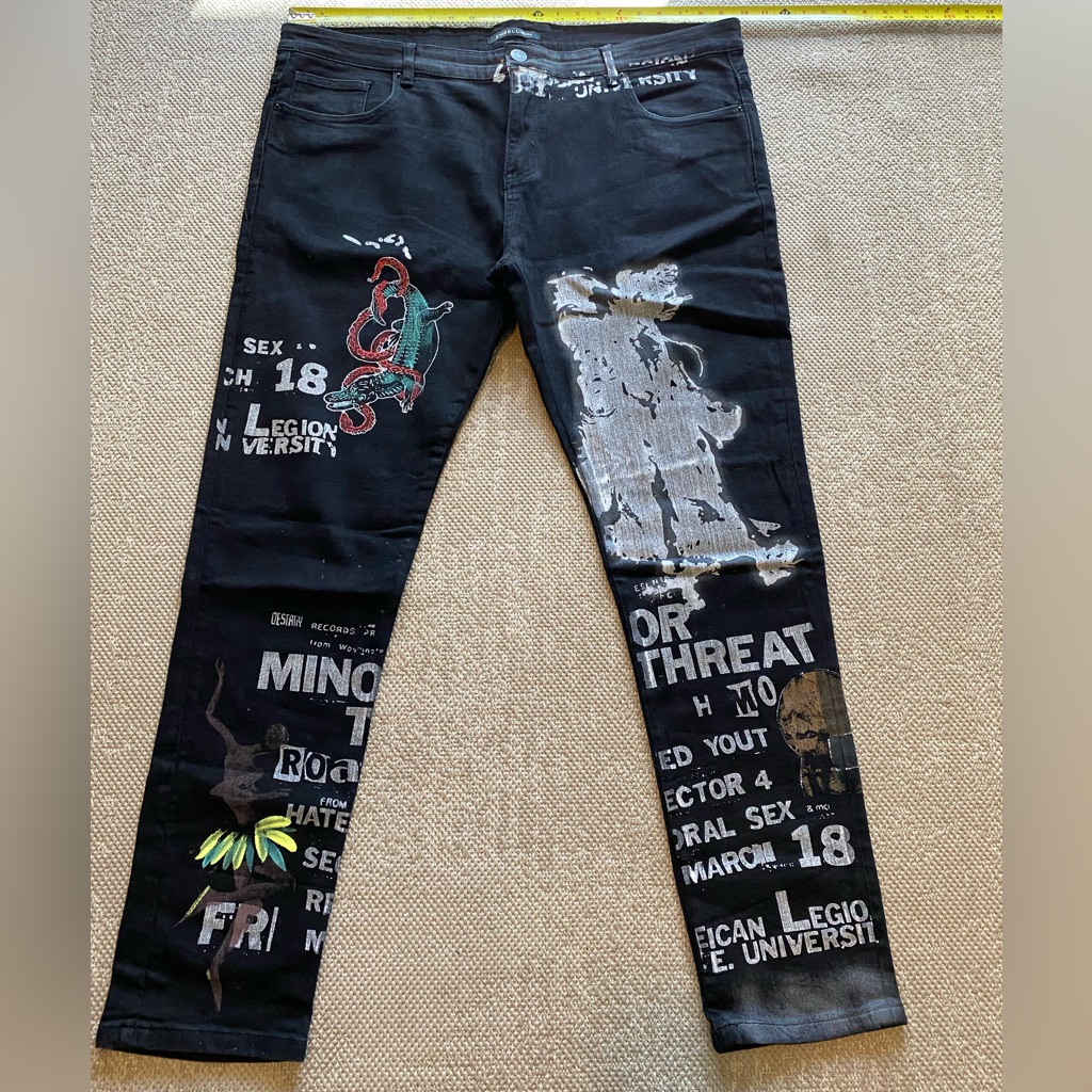 Embellish Brand Matching Denim Jeans And Jacket